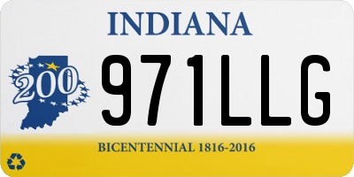 IN license plate 971LLG