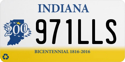 IN license plate 971LLS