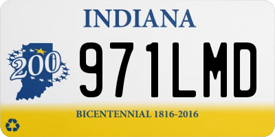 IN license plate 971LMD