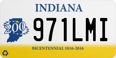 IN license plate 971LMI