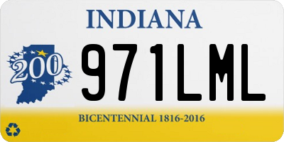 IN license plate 971LML
