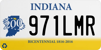 IN license plate 971LMR