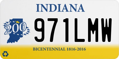 IN license plate 971LMW