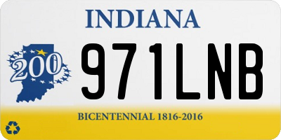 IN license plate 971LNB