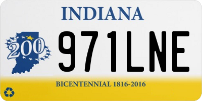 IN license plate 971LNE