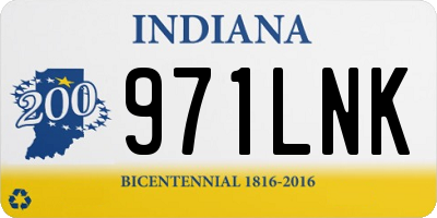 IN license plate 971LNK