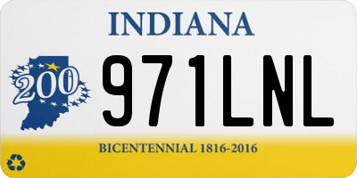 IN license plate 971LNL
