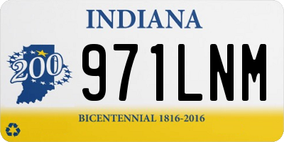 IN license plate 971LNM