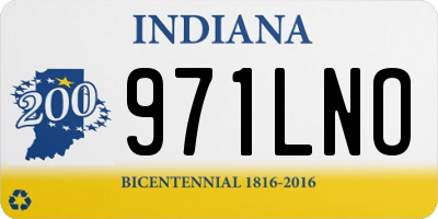 IN license plate 971LNO