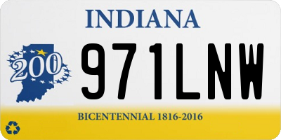 IN license plate 971LNW