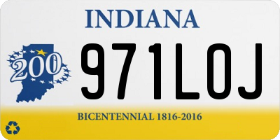 IN license plate 971LOJ