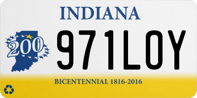 IN license plate 971LOY