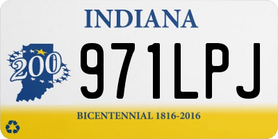 IN license plate 971LPJ