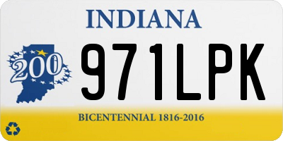 IN license plate 971LPK