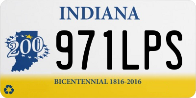 IN license plate 971LPS