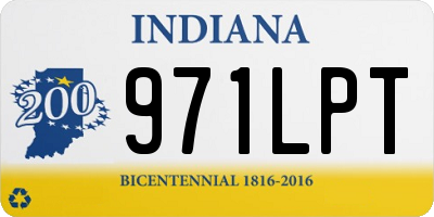 IN license plate 971LPT