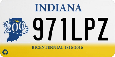 IN license plate 971LPZ
