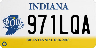 IN license plate 971LQA