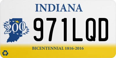 IN license plate 971LQD