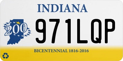 IN license plate 971LQP
