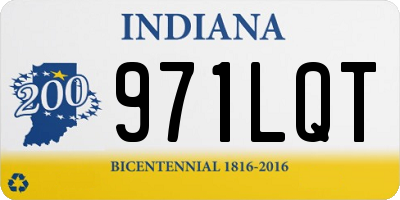 IN license plate 971LQT