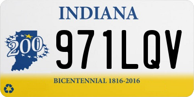 IN license plate 971LQV