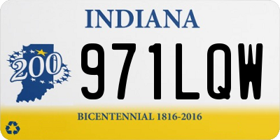 IN license plate 971LQW