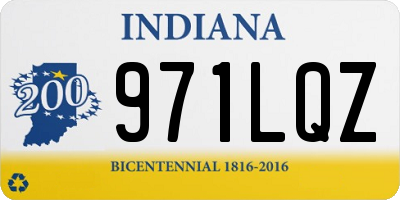 IN license plate 971LQZ
