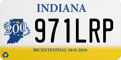 IN license plate 971LRP