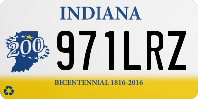 IN license plate 971LRZ