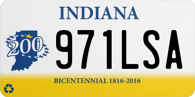 IN license plate 971LSA