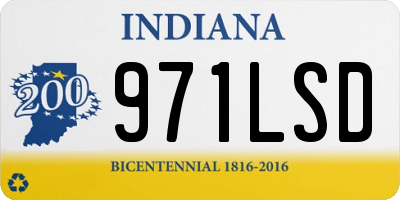 IN license plate 971LSD