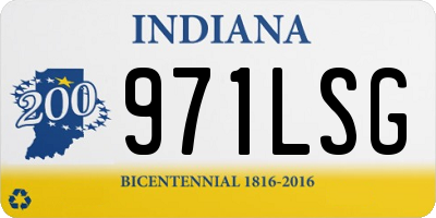 IN license plate 971LSG