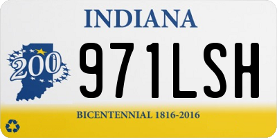 IN license plate 971LSH