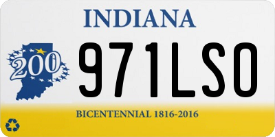 IN license plate 971LSO