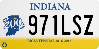 IN license plate 971LSZ