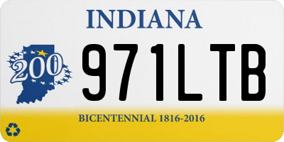 IN license plate 971LTB