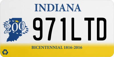 IN license plate 971LTD