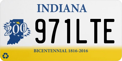 IN license plate 971LTE