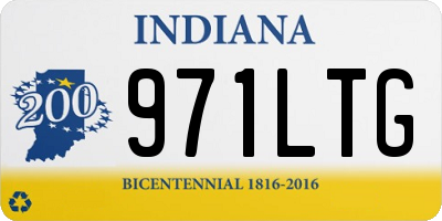 IN license plate 971LTG