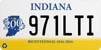 IN license plate 971LTI
