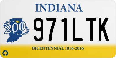 IN license plate 971LTK