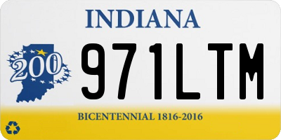 IN license plate 971LTM
