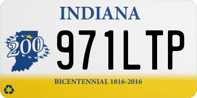 IN license plate 971LTP
