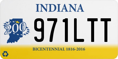 IN license plate 971LTT