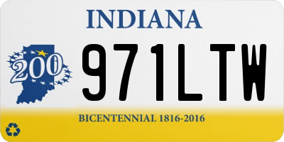 IN license plate 971LTW