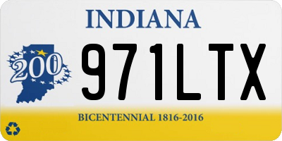 IN license plate 971LTX