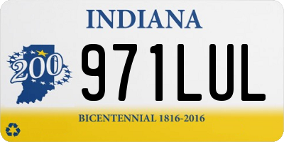 IN license plate 971LUL