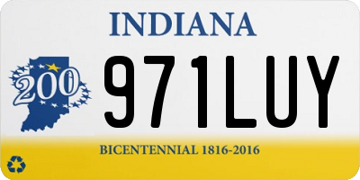 IN license plate 971LUY