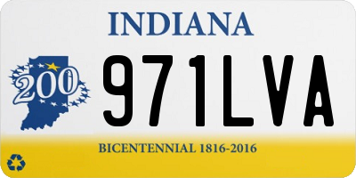 IN license plate 971LVA